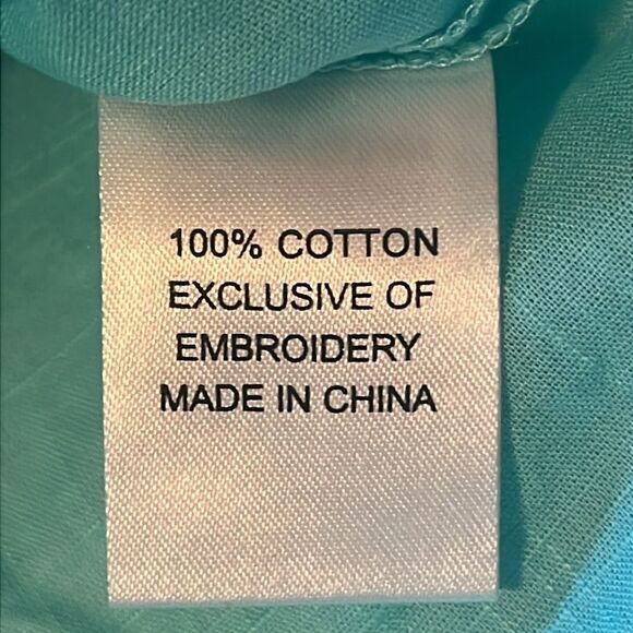 Lilly Pulitzer Elina Tunic Cover Up SHEER Embroidered Cotton Size Medium - Picture 10 of 11